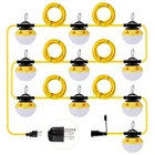 3-PRONG 100FT Construction String Lights, IP65 Waterproof Etl Certified Strin... New. Price: $123.86.