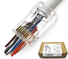 Xanham 100-PCS RJ45 Pass Through Modular Plug Network Cable Connector New. Price: $5.18.