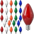 Romasaty 25 Pack Christmas Light Bulbs, Multicolor-glass New. Price: $23.23.
