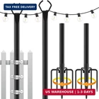 Mutovlin 2 Pack String POLES,10 Ft For Outside Lights,o New. Price: $39.51.