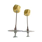Synergy Flowarts Modular Palm Torch Set (pair) - Crown Knot Wicks Silver New. Price: $101.75.