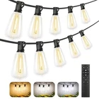 Brightown 3 Color Led Outdoor String Lights Remote 100FT CMPC-O50XA Black Open. Price: $49.11.