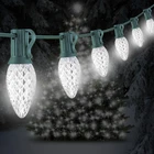 25FT C7 Christmas Lights Outdoor, Bright Smd Led String With 7000K ... New. Price: $31.30.