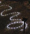 Patriot Lighting 27' Flexible Led Clear Solar Outdoor Waterproof Rope Kit New. Price: $24.95.
