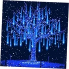 Aukora Christmas Lights Outdoor Led Meteor Shower 8 TUBES--26.9FT Blue New. Price: $24.13.