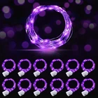 Aikei 12 Pack 7FT 20 Led Fairy Lights Purple Battery New. Price: $19.15.