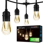 Enbrighten Led Outdoor String Lights 48FT Soft Warm White Patio With U... New. Price: $162.71.