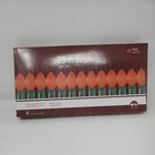 Enchanted Forest Count C7 Ceramic Light Set Red Bulbs/green Wire 25' 2016 New. Price: $19.99.