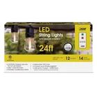 Feit Electric Led String Lights Amber 24 Ft. 12 One Size, No Color New. Price: $75.99.