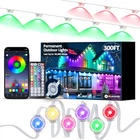 Rgb Permanent Outdoor Lights, 300FT Smart Led Eaves With App & Remote Con New. Price: $85.33.