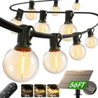 Addlon 50FT Solar String Lights Outdoor Waterproof With Remote, G40 Globe New. Price: $53.19.