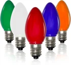 5 Pack C7 Led Christmas Light Bulbs, 0.6W Energy Saving E12 Candelabra Base Nigh New. Price: $16.81.
