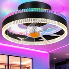 Dimmable Rgb Ceiling Fan With Led Light For Bedroom & Kids New. Price: $93.99.