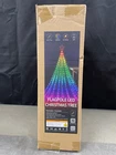 12FT 478LEDS Outdoor Christmas Tree Waterfall Lights With Pole, Cascading Twinkl Open. Price: $111.99.