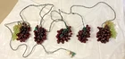 Grape Lights 5 Clusters On String Indoor/outdoor Used. Price: $28.00.