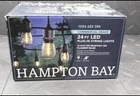 Hampton Bay 12-LIGHT Indoor/outdoor 24 Ft String 1004 683 594 New Open. Price: $39.99.