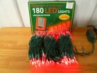 N.o.s Electronic (8) Function 180 Led Red Indoor/outdoor Lights (see Video) 52' Open. Price: $24.99.