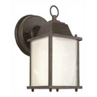 Trans Globe Lighting 40455-PL Rt Traditional One Wall Lantern Rust Frosted Glass. Price: $29.95.