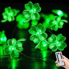 Bohon Patricks Day Decorations Shamrocks String Lights Lucky Clover, Green New. Price: $17.41.