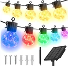 Open Box 25LED 50FT Solar String Lights Avatar Controls Multicolor&warm White. Price: $19.99.