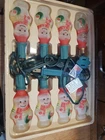 Vintage Glass Snowman Bulb Christmas Light Set Jo+ New. Price: $39.99.
