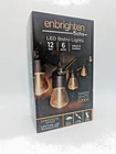 Enbrighten Led Bistro String LIGHTS-12 FEET-6 Bulbs-indoor/outdoor- 2200K New. Price: $28.99.