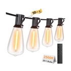 50FT Outdoor String Lights With Remote, Garden Patio Decor 250... Fast Ship New. Price: $45.10.