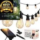Brightech Ambience Pro Solar Powered Outdoor String Lights, 48 Feet, New. Price: $56.04.