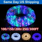100-300FT Led Rope Strip Light Waterproof Multi-color 4MODE Home Landscape New. Price: $9.86.