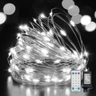 Lamphome Fairy Lights Plug In, 33FT 100 Leds Waterproof Count, White New. Price: $15.03.