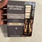 Better Homes & Gardens Wire Lights Warm White 36 Count Led New. Price: $10.00.