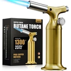 Ravs Butane Torch Lighter With Solid Copper Design, Kitchen Medium, Gold New. Price: $64.48.