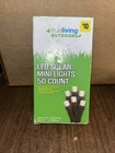 Trueliving Outdoors Led Solar Mini Lights 50 Count 12 Ft. Open. Price: $14.99.