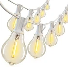 Damaing Outdoor String Lights 300FT, 156 Shatterproof Bulbs, 2200K White Cord Open. Price: $85.00.
