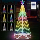 Smart Christmas Cone Tree Light, 7.5FT 310LEDS 120+ Modes Lighted Artificial New. Price: $89.97.