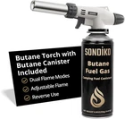 Sondiko Dual Flame Butane Torch Head S516 With Canister, Professional Gri New. Price: $15.50.