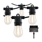 Yuletime 35 Feet 18 Led Solar Powered Patio String Lights, E26 Base... Fast Ship New. Price: $47.24.