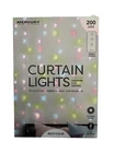 Indoor Curtain String Lights, Multi-color Led, 3 Modes, Remote Control New. Price: $14.95.