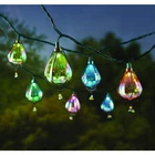 Hampton Bay 8 Ft 10-BULB Led Iridescent String Lights Indoor/outdoor Decorative New. Price: $24.95.