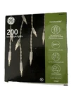 Ge Constanton 200 Count Icicle-style Holiday Lights Clear White Wire New. Price: $20.00.