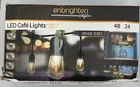 Enbrighten Led Cafe Indoor/outdoor String Lights 48FT 24 Bulbs 2200K Warm White Open. Price: $91.79.