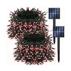 Dazzle Bright Pack 200 Led 66 Ft Red Christmas Solar String Outdoor Lights,... New. Price: $30.79.