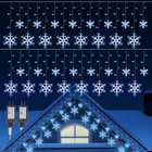 Minetom 2-PACK 192 Led 13FT Snowflake Icicle Christmas Lights, 16 Modes, Timer New. Price: $119.98.