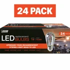 Feit Electric Led Replacement String Light Bulbs, 24 Pack New. Price: $34.79.