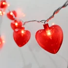 Red Heart Christmas String Lights, 8.5FT Outdoor Valentine's Day New. Price: $19.94.