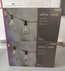Boxes Of Allen + Roth 33FT. 30 Ct. String Lights W/ Brown Finish (2851289) Open. Price: $34.00.