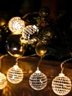 Bbto Led Disco String Light Battery Powered 1.57 Inch Ball, Warm Silver New. Price: $14.64.