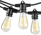 Brightech Ambience Pro 15 Bulb, 48FT Outdoor Plug-in String Lights Edison Bulbs Open. Price: $26.99.