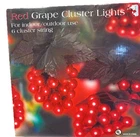 Vintage Set Of Costco Red Grape Lights 6 Clusters String Indoor/outdoor Open. Price: $24.97.