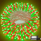 100FT 300 Led Red & Green Outdoor Christmas String Lights, 8 Modes, Waterproof New. Price: $27.18.